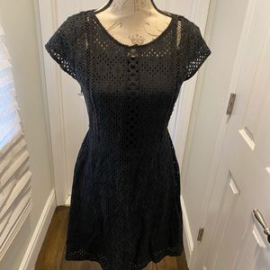 Pinky Black Lace Dress Size Small New